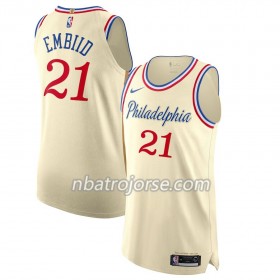Män Philadelphia 76ers Tröja Joel Embiid 21 2019-20 Nike City Edition Swingman